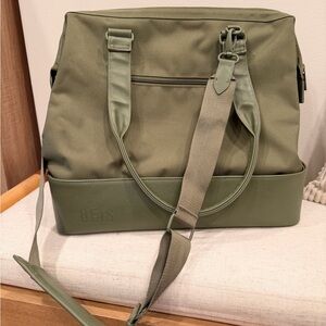 BEIS Green Mini Weekender Bag
